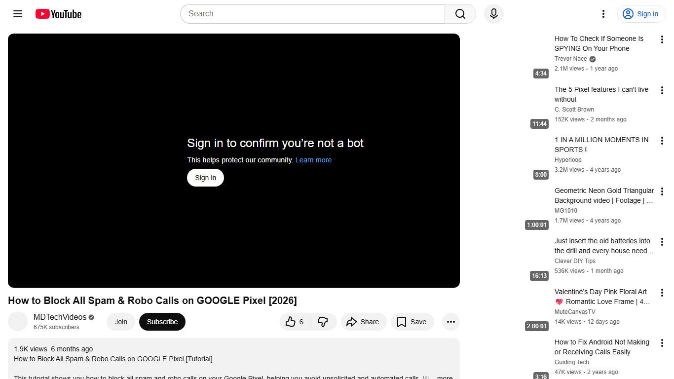 How to Block All Spam & Robo Calls on GOOGLE Pixel [2026] - YouTube